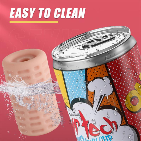 Masturbador Lata Easy Fun Vaginal