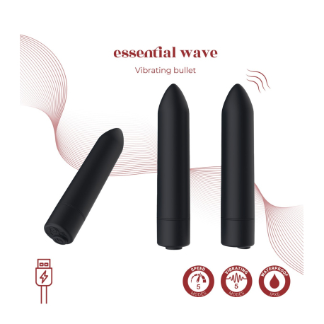 Bala Vibradora Recarreg&aacute;vel Wave