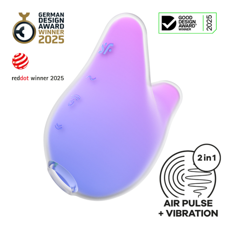 Satisfyer Mermaid Sugador Clitoriano Com Vibra&ccedil;&atilde;o Recarreg&aacute;vel USB