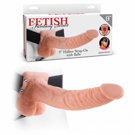 Fetish Fantasy Strap-On Oco Com Test&iacute;culos 9''