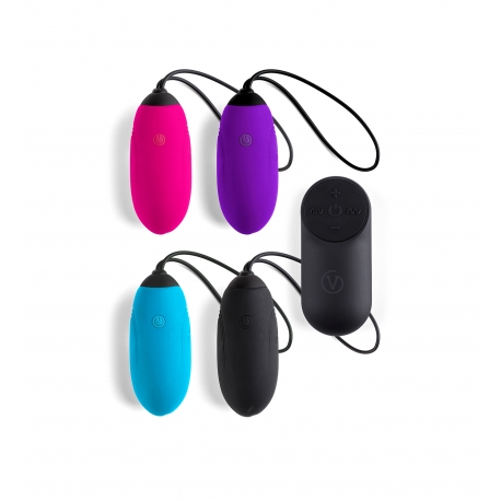 Ovo Vibrat&oacute;rio  com Comando Sem Fio Recarreg&aacute;vel USB Virgite G3