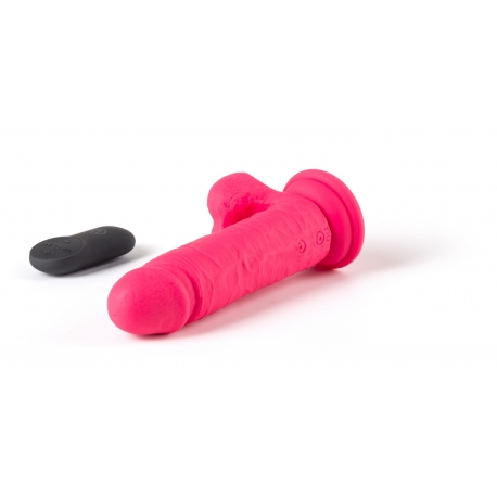 Vibrador Realístico com Comando Sem Fio Wireless Virgite R12 16,7cm