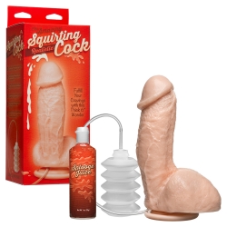 Dildo Com Ejaculação The Amazing Squirting Realistic Cock